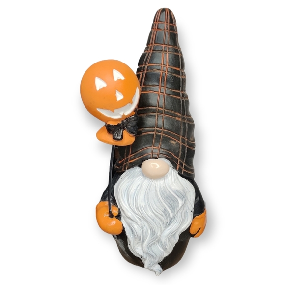 None Other - Halloween Gnome with Trick or Treat Pumpkin